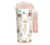 VCzsdff Camel Cactus - Gobelet à café isotherme avec couvercle anti-fuite, en acier inoxydable 316 avec dragonne