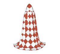 VCzsdff Cape à capuche en treillis rose romane, gothique, médiévale pour adolescents, cosplay, renaissance, foire, théâtre