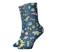 VCzsdff Chaussettes colorées en peluche éléphant et lea pour la maison et le bureau, chaussettes antidérapantes confortables pour un confort intérieur
