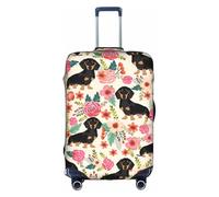 VCzsdff Housse de protection lavable anti-rayures pour valise de 45,7 à 81,3 cm, blanc, L