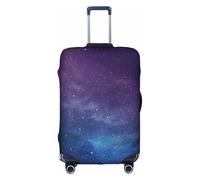 VCzsdff Housse de protection lavable anti-rayures pour valise de 45,7 à 81,3 cm Motif galaxie Univers avec étoiles, blanc, S