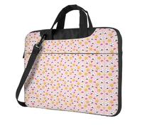 VCzsdff Joli sac d'ordinateur portable résistant aux chocs en tissu Oxford rembourré pour ordinateur portable pour voyage, Noir , 15.6 inch