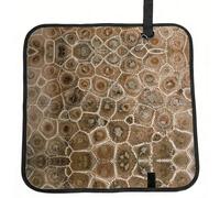 VCzsdff Petoskey Coussin de siège portable avec impression de pierre et tapis de blanchiment pliable Compact Tapis de pique-nique Polyester 40 cm