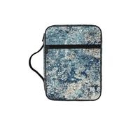 VCzsdff Sac de rangement abstrait moderne imprimé avec écriture, résistant à l'eau, support de papeterie pour église, étui d'étude