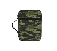 VCzsdff Sac de rangement imprimé camouflage, résistant à l'eau, support de papeterie pour église, étui d'étude