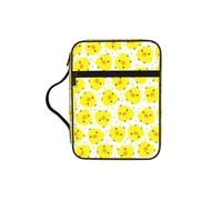 VCzsdff Sac de rangement imprimé poule jaune, résistant à l'eau, étui d'étude de culte d'église