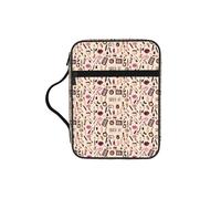 VCzsdff Sac de rangement pour fille moderne avec imprimé écriture, résistant à l'eau, étui d'étude de culte d'église