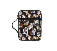 VCzsdff Sac de rangement résistant à l'eau avec motif bouledogues anglais