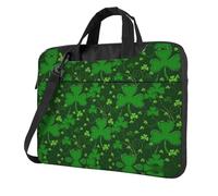 VCzsdff Sac d'ordinateur portable résistant aux chocs pour la Saint-Patrick - En tissu Oxford - Rembourré - Pour voyage, Noir , 13 inch