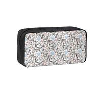VCzsdff Trousse à crayons avec motif imprimé pour fournitures de barbier - Organiseur de papeterie durable - Pochette en polyester pour le travail, les trajets universitaires