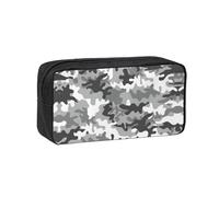 VCzsdff Trousse à stylos avec imprimé camouflage numérique, organiseur de papeterie durable, pochette en polyester pour le travail, les trajets universitaires