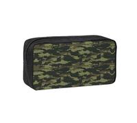 VCzsdff Trousse à stylos avec imprimé camouflage - Organiseur de papeterie durable avec fermeture éclair - Pochette en polyester pour le travail, les trajets universitaires