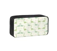VCzsdff Trousse à stylos avec imprimé dinosaure - Organiseur de papeterie durable - Pochette en polyester pour le travail, les trajets