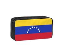 VCzsdff Trousse à stylos imprimée drapeau du Venezuela - Organiseur de papeterie spacieux - Durable - Pochette en polyester pour le travail universitaire et les déplacements