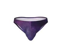 VCzsdff Universe with Stars Galaxy Interstellar Printed Mens Bikini Briefs, Soutient Bulge Pouch Culottes Culotte Confortable Sexy Homme, Noir , XL