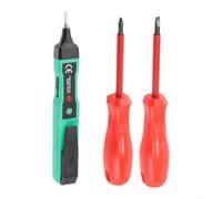 VD 07 Testeur de tension sans contact avec alarme sonore et visuelle pour une détection sûre de la tension sous tension, de l'emplacement du point d'arrêt et des tests de continuité jusqu'à 250 V (C)