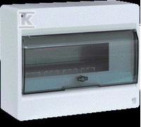 VD110TP Coffret IC2 1x10 modules IP40 porte transparente