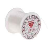 Vdaxvme 100 m 0,3 mm Fil de mousse en cristal pour poissons d'aquarium pour eau, herbe, bois flotté, accessoires d'aménagement paysager, chauffage d'aquarium, thermomètres, gravier, sable, décorations