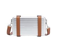 Vdaxvme 2025 Portefeuille compact texturé multi-usage design bandoulière construction résistante à l'usure affaires loisirs sac de travail pour femmes, marron