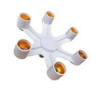 Vdaxvme Adaptateur répartiteur de douille d'ampoule LED E27 vers E27 pour maison, salle à manger, studio photo