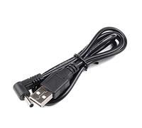 Vdaxvme Adaptateur USB mâle vers prise coudée à 90 degrés - Câble d'alimentation 3,5 mm x 1,35 mm