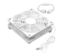 Vdaxvme Alimentation USB, ventilateur de boîtier de 120 mm avec câble de commutation pour appareils réseau et électroniques, refroidissement de composants, accessoires, ventilateur pour électronique