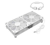 Vdaxvme Alimentation USB, ventilateur de boîtier de 120 mm avec câble de commutation pour appareils réseau et électroniques, refroidissement de composants, accessoires, ventilateur pour électronique