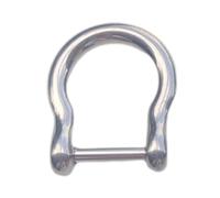 Vdaxvme Anilles à visser demi-cercle en D pour cuir fer à cheval en forme de D anneaux crochet anneaux en D avec vis de fermeture