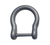 Vdaxvme Anilles à visser demi-cercle en D pour cuir fer à cheval en forme de D anneaux crochet anneaux en D avec vis de fermeture