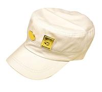 Vdaxvme Anime Party Cosplay Chapeau pour adulte fantaisie Casquette plate Costume Cap avec badges pour animation Show Anime Chapeau Accessoire de fête