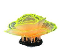 Vdaxvme Aquarium coloré doux corail artisanat ensemble créature mer terrarium habitat aquarium plante artificielle sous-marine