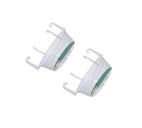 Vdaxvme Bac à plantes rond résistant au soleil - Pots de fleurs transparents légers pour le contrôle de l'humidité et la surveillance des racines - Polyvalent - Organisateur de pots de jardin ronds