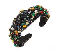 Vdaxvme Bandeau à large bord pour femme et fille - Bandeau de Noël pour spa - Bandeau multifonction pour prendre des photos