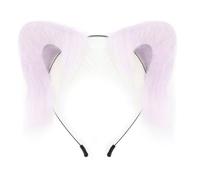 [Vdaxvme] Bandeau de luxe oreilles de chat réglable Festival Cheveux Hoop Filles Vacances Célébration Événements Anime Jeu de rôle Photo Wear Role Play Headpiece