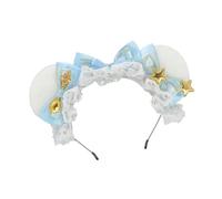 [Vdaxvme] Bandeau d'oreille en peluche dessin animé anniversaire bandeau confortable bandeau doux et confortable pour femmes et enfants