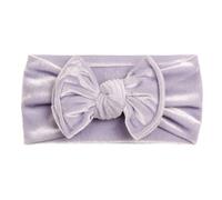 Vdaxvme Bandeaux extensibles en velours doux avec nœuds pour cheveux, accessoires pour nouveau-nés, filles, nourrissons