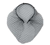 Vdaxvme Bandeaux pour femmes et filles, turban large uni, bandeau tendance voile strass élastiques à cheveux en maille
