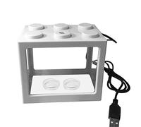 Vdaxvme Betta FishBox Micro-poissons paysage pour aquarium, élevage de bureau, pour boîte, maison, bureau, table à thé, décoration, accessoires, nettoyant d'aquarium, savon