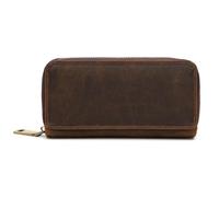 Vdaxvme Boîte à montres à deux fentes en cuir de cheval, pochette pour bijoux, sacs de voyage, protection de montre, comme décrit