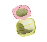 Vdaxvme Boîte de rangement pour appareils de voyage pour aligneurs et fixations transparents, matériaux ABS, étui discret, C, Beauté de masse