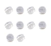 Vdaxvme Bouchons d'oreilles en silicone souple et céramique hypoallergéniques - Accessoires pour l'entraînement et l'utilisation quotidienne - Ajustement confortable pour les allergies au métal