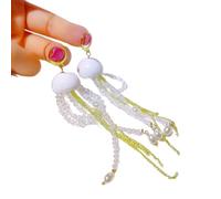 Vdaxvme Boucles d'oreilles élégantes avec pendentif méduse - Boucles d'oreilles pendantes uniques - Boucles d'oreilles pendantes tendance pour femmes et filles, résine acrylique, autres pierres