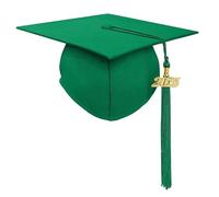 Vdaxvme Breloque à pompons, chapeau de remise de diplôme, souvenir académie, franges, remise de diplôme pour les occasions spéciales, Vert gazon., Adults