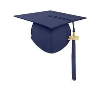 Vdaxvme Breloque à pompons, chapeau de remise de diplôme, souvenir académie, franges, remise de diplôme pour les occasions spéciales, bleu marine, child