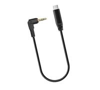 Vdaxvme Câble à angle droit 3,5 mm mâle vers USB C, transmission du son HiFi pour smartphones, tablettes, ordinateurs portables, câble spiralé/coudé droit vers câble de type C