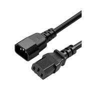 Vdaxvme Câble d'alimentation C13 vers C14 pour ordinateur 250 V 10 A - Résistant aux flammes - Pour serveurs et appareils ménagers - Cordon d'alimentation haute capacité de courant