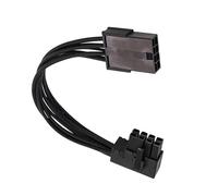 Vdaxvme Câble d'alimentation coudé à 8 broches en PVC pour cartes graphiques assurant une longue durée de vie et facile pour les espaces restreints