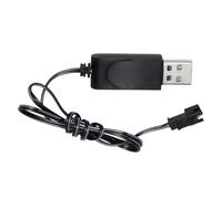 Vdaxvme Câble d'alimentation USB 3,7 V 500 mA pour batterie au lithium SM2P Câble de charge USB pour voiture télécommandée