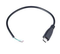 Vdaxvme Câble d'alimentation USB à 4 broches - Fil nu - Ligne de charge à extrémité ouverte - 5 V/3 A pour routeur de ventilateur à lumière LED