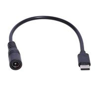 Vdaxvme Câble de charge 5,5 x 2,1 mm femelle vers USB C 5 V 3 A pour routeur LED ventilateur tout appareil 5 V